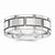 14k White Gold New Fancy Wedding Band