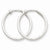 14k White Gold Non-pierced Earring Hoops Earrings