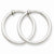 14k White Gold Non-pierced Earring Hoops Earrings