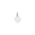 Plain .009 Gauge Engravable Heart Charm in 14k White Gold