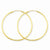 14k Yellow Gold 1.5mm Polished Round Endless Hoop Earrings