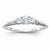 14k White Gold Diamond Engagement Ring