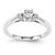 14k White Gold Diamond Engagement Ring