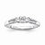 14k White Gold Diamond Engagement Ring