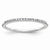 14k White Gold Diamond Wedding Band