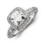 14k White Gold Diamond/Moissanite Engagement Ring