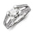 14k White Gold Diamond/Moissanite Engagement Ring