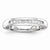 14k White Gold Diamond Wedding Band