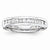 14k White Gold Diamond Wedding Band