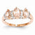 14k Rose Gold Diamond and Morganite Ring