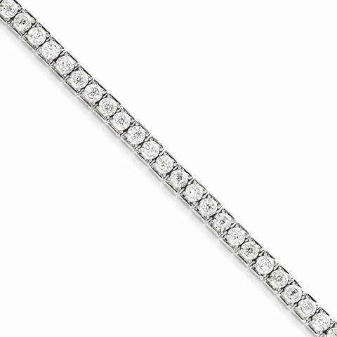 14K White Gold Diamond Tennis Bracelet