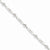 14K White Gold Diamond Heart Bracelet