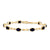 14K Yellow Gold Diamond and Sapphire Bracelet