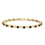 14K Yellow Gold Sapphire Round Bracelet