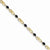 14K Yellow Gold Diamond and Sapphire Oval Bracelet