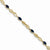 14K Yellow Gold Diamond and Sapphire Bracelet