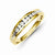 14k Yellow Gold Diamond Mens Ring