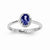 14k White Gold Tanzanite Diamond Ring