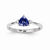 14k White Gold Tanzanite Diamond Ring