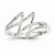 14k White Gold Diamond Fancy Twist Ring