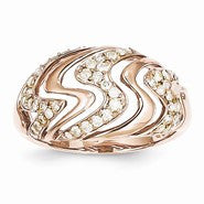 14k Rose Gold Diamond Ring