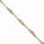 14K Yellow Gold Diamond and Emerald Bracelet