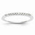 14k White Gold Diamond Wedding Band