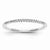 14k White Gold Diamond Wedding Band