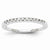 14k White Gold Diamond Wedding Band