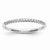 14k White Gold Diamond Wedding Band