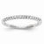 14k White Gold Diamond Wedding Band