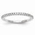 14k White Gold Diamond Wedding Band