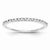 14k White Gold Diamond Wedding Band