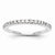 14k White Gold Diamond Wedding Band