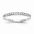 14k White Gold Diamond Wedding Band