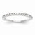 14k White Gold Diamond Wedding Band