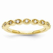 14k Yellow Gold Diamond Ring