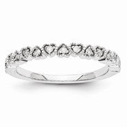 14k White Gold Diamond Ring