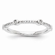 14k White Gold Diamond Ring