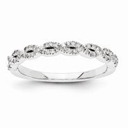 14k White Gold Diamond Ring