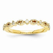 14k Yellow Gold Diamond Ring