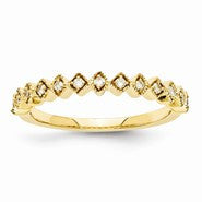 14k Yellow Gold Diamond Ring