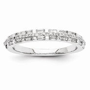 14k White Gold Diamond Ring