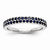 14k White Gold Sapphire Ring