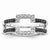 14k White Gold Black & White Diamond Ring