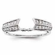 14k White Gold Diamond Ring