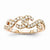 14k Rose Gold Diamond Wedding Band