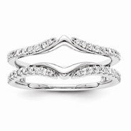 14k White Gold Diamond Ring