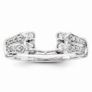 14k White Gold Diamond Ring