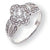 14k White Gold A Diamond Fancy Ring